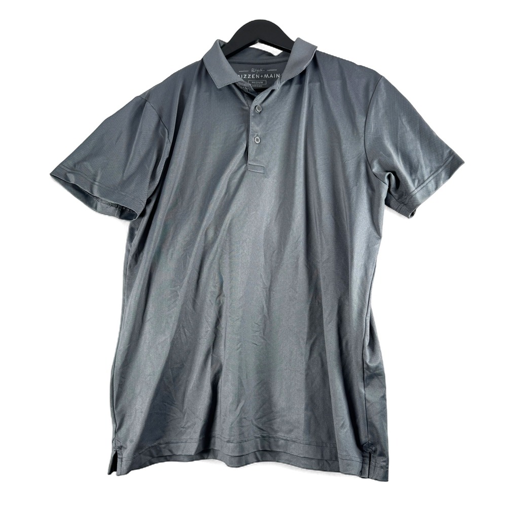 Mizzen + Main Phil Mickelson Polo Golf Shirt Sz M Medium